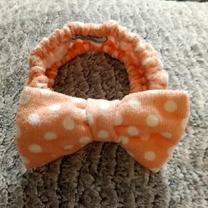 Polka Dot Bow Cosmetic Headband